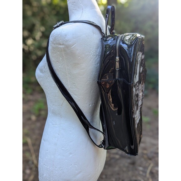 Rock Rebel Universal Monsters Coffin Backpack Dracula Mummy Frankenstein EUC - Picture 10 of 14